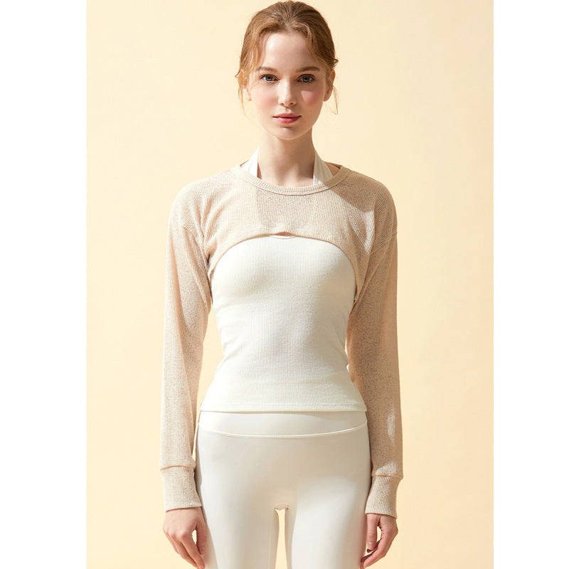Fashion Vitality Sports Yoga Long-sleeved Blouse