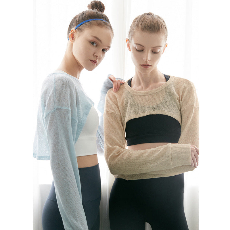 Fashion Vitality Sports Yoga Long-sleeved Blouse