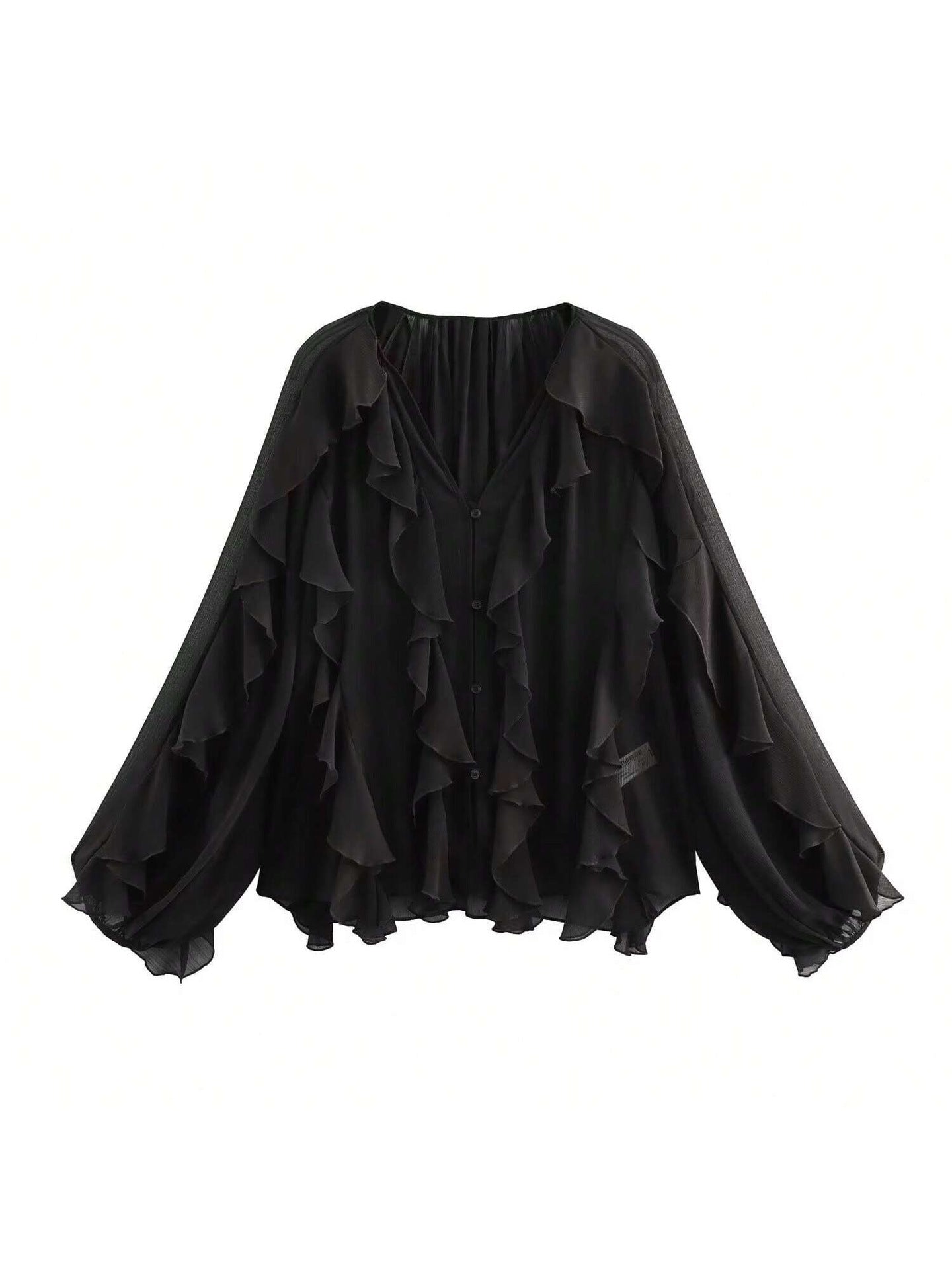 Women's Laminated Versatile Long Sleeve Shirt Pullover