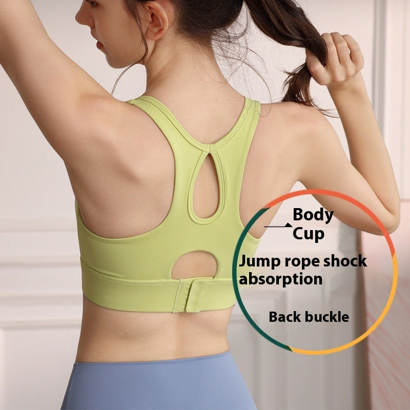 One-piece Cup High-strength Shockproof Sports Underwear Training Fitness