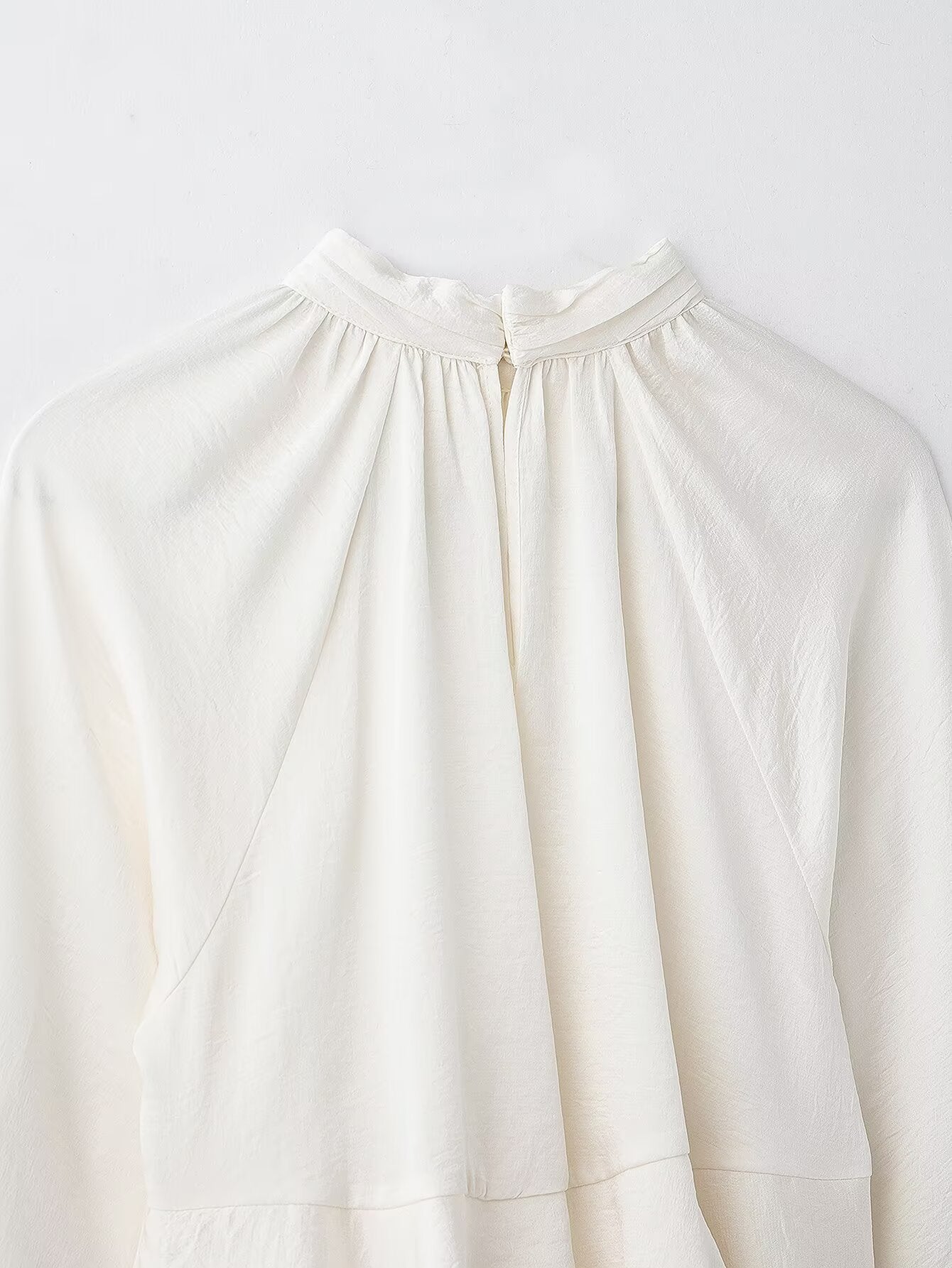 New Women's Classic Fashion Laminated Decoration Shirt