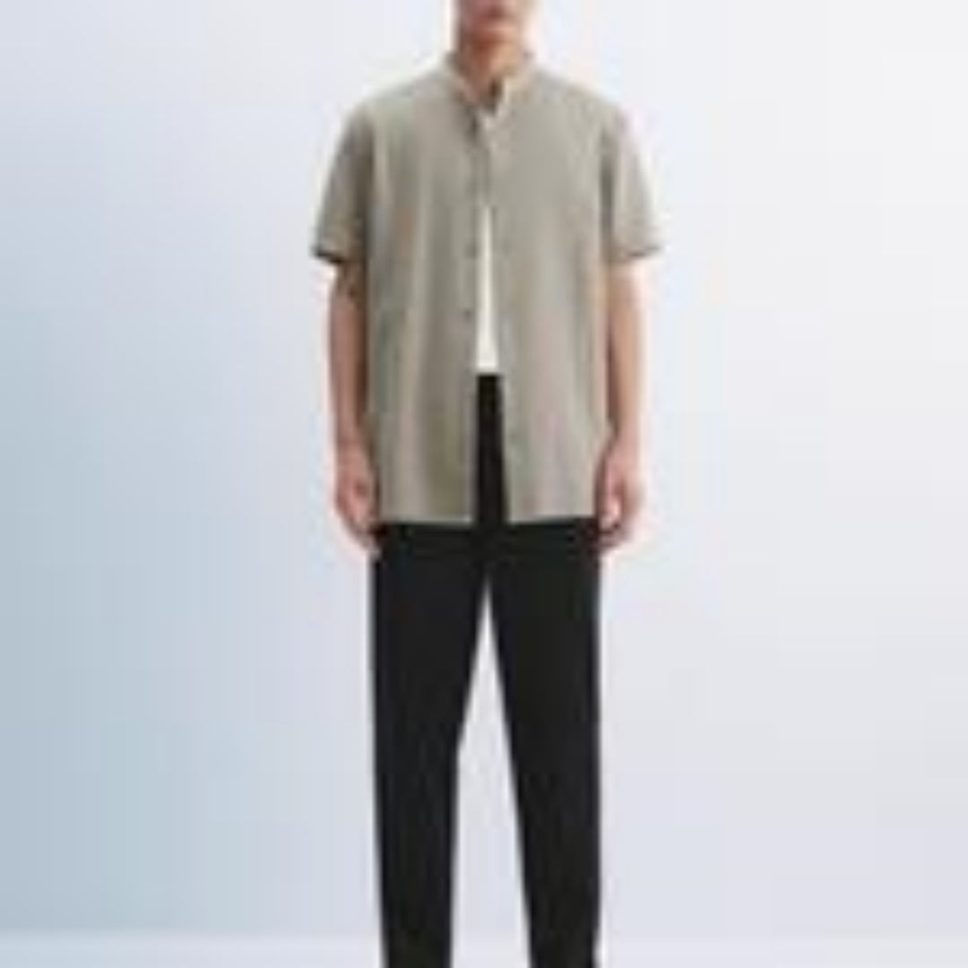 2025 Summer Men's Fashion Casual Tropical Printed Shirt Hawaiian Vacation Style Button Short Sleeve Cardigan