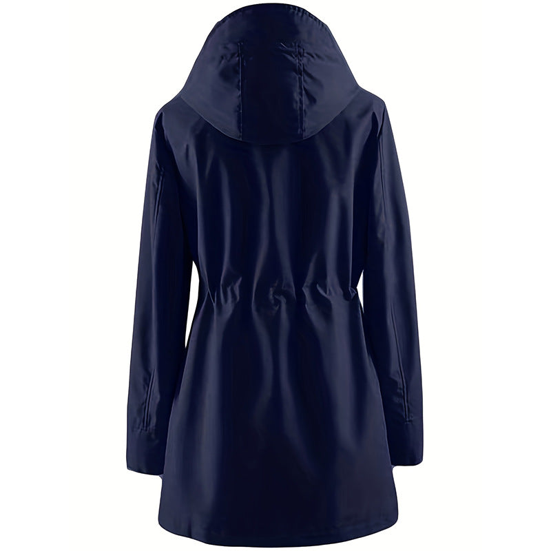 Women's Outdoor Sports Lightweight Hoodie Cinched Coat