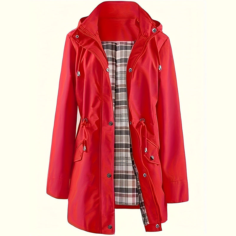 Women's Outdoor Sports Lightweight Hoodie Cinched Coat