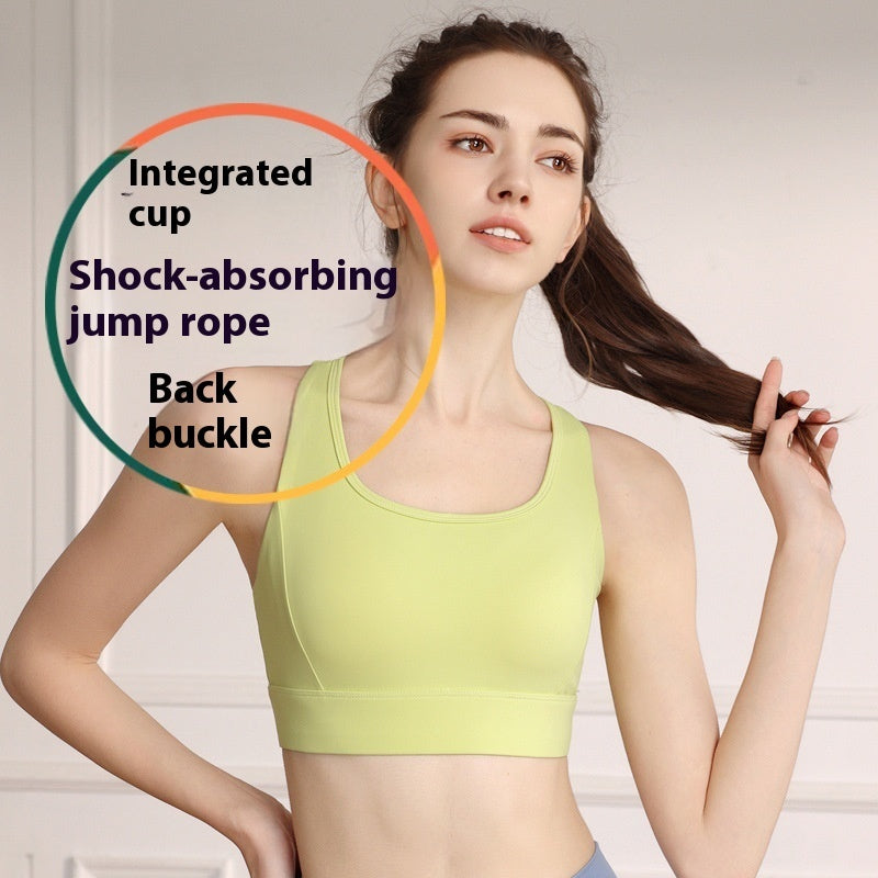 One-piece Cup High-strength Shockproof Sports Underwear Training Fitness