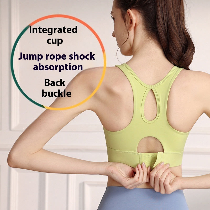 One-piece Cup High-strength Shockproof Sports Underwear Training Fitness