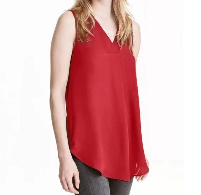 Loose Casual Solid Color Sleeveless Women's Temperament Wild Shirt