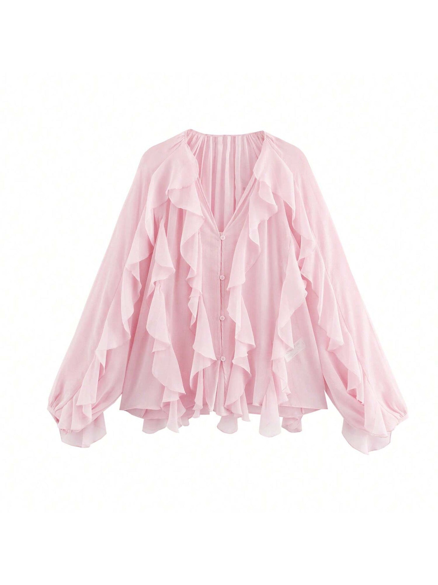 Women's Laminated Versatile Long Sleeve Shirt Pullover