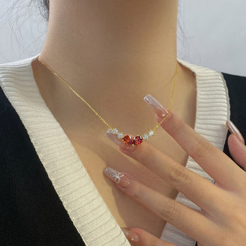 Water Drop Zircon Necklace Accessories For Women