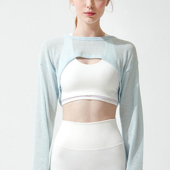 Fashion Vitality Sports Yoga Long-sleeved Blouse
